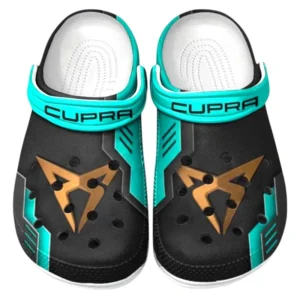 Cupra Crocs Shoes, Clogs Men Women, Gift For Cupra Fan CAR185031525274 - Cyan