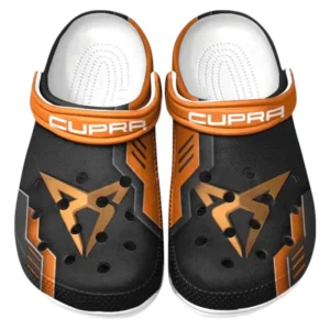Cupra Crocs Shoes, Clogs Men Women, Gift For Cupra Fan CAR185031525274 - Orange