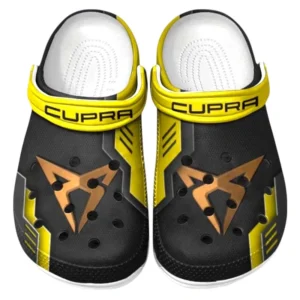 Cupra Crocs Shoes, Clogs Men Women, Gift For Cupra Fan CAR185031525274 - Yellow