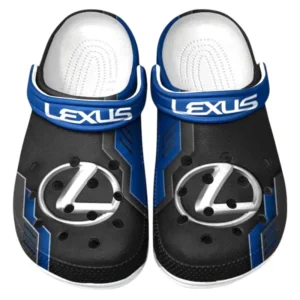 Lexus Crocs Shoes, Clogs Men Women, Gift For Lexus Fan CAR185031525275 - Blue
