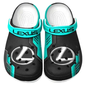Lexus Crocs Shoes, Clogs Men Women, Gift For Lexus Fan CAR185031525275 - Cyan