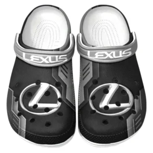 Lexus Crocs Shoes, Clogs Men Women, Gift For Lexus Fan CAR185031525275 - Gray