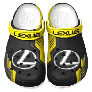Lexus Crocs Shoes, Clogs Men Women, Gift For Lexus Fan CAR185031525275 - Yellow