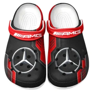 AMG Crocs Shoes, Clogs Men Women, Gift For AMG Fan CAR185031525276 - Red