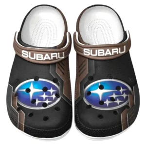 Subaru Crocs Shoes, Clogs Men Women, Gift For Subaru Fan CAR185031525277 - Brown