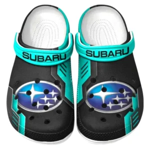 Subaru Crocs Shoes, Clogs Men Women, Gift For Subaru Fan CAR185031525277 - Cyan