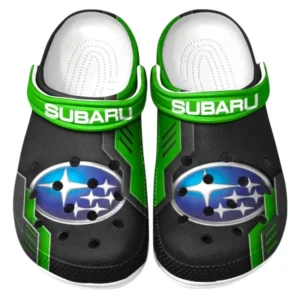 Subaru Crocs Shoes, Clogs Men Women, Gift For Subaru Fan CAR185031525277 - Green