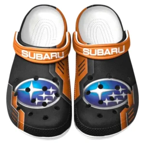 Subaru Crocs Shoes, Clogs Men Women, Gift For Subaru Fan CAR185031525277 - Orange