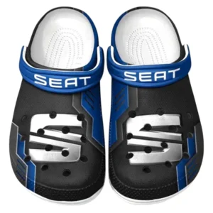 Seat Crocs Shoes, Clogs Men Women, Gift For Seat Fan CAR185031525278 - Blue