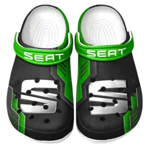 Seat Crocs Shoes, Clogs Men Women, Gift For Seat Fan CAR185031525278 - Green