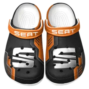Seat Crocs Shoes, Clogs Men Women, Gift For Seat Fan CAR185031525278 - Orange
