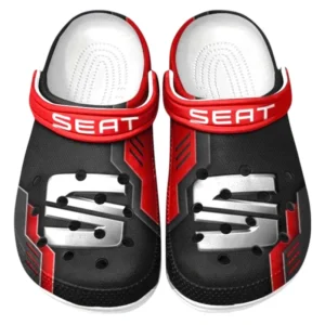 Seat Crocs Shoes, Clogs Men Women, Gift For Seat Fan CAR185031525278 - Red