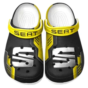 Seat Crocs Shoes, Clogs Men Women, Gift For Seat Fan CAR185031525278 - Yellow