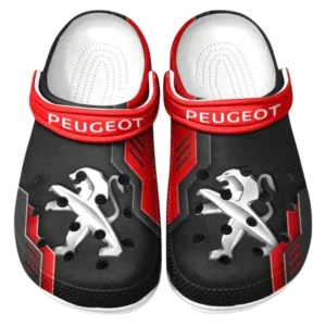 Peugeot Crocs Shoes, Clogs Men Women, Gift For Peugeot Fan CAR185031525280 - Red