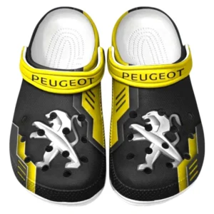 Peugeot Crocs Shoes, Clogs Men Women, Gift For Peugeot Fan CAR185031525280 - Yellow