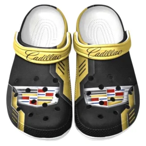 Cadillac Crocs Shoes, Clogs Men Women, Gift For Cadillac Fan CAR185031525281 - Yellow