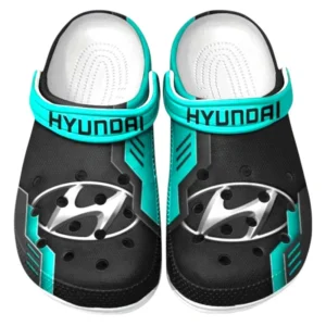 Hyundai Crocs Shoes, Clogs Men Women, Gift For Hyundai Fan CAR185031525282 - Cyan