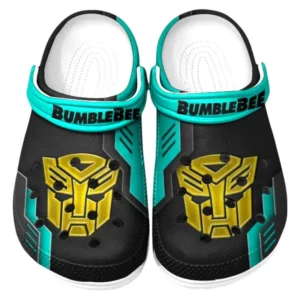 Bumblebee Crocs Shoes, Clogs Men Women, Gift For Bumblebee Fan CAR185031525283 - Cyan