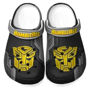Bumblebee Crocs Shoes, Clogs Men Women, Gift For Bumblebee Fan CAR185031525283 - Gray