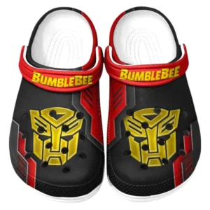Bumblebee Crocs Shoes, Clogs Men Women, Gift For Bumblebee Fan CAR185031525283 - Red