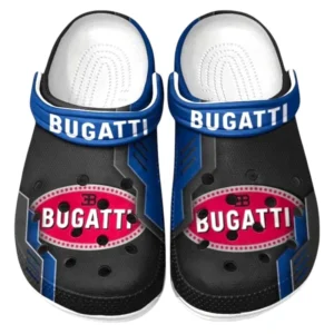 Bugatti Crocs Shoes, Clogs Men Women, Gift For Bugatti Fan CAR185031525284 - Blue
