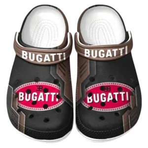 Bugatti Crocs Shoes, Clogs Men Women, Gift For Bugatti Fan CAR185031525284 - Brown