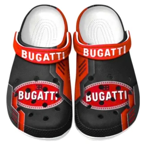 Bugatti Crocs Shoes, Clogs Men Women, Gift For Bugatti Fan CAR185031525284 - Red