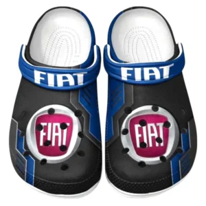 Fiat Crocs Shoes, Clogs Men Women, Gift For Fiat Fan CAR185031525285 - Blue