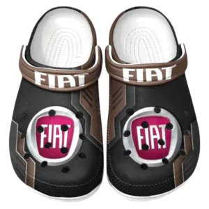 Fiat Crocs Shoes, Clogs Men Women, Gift For Fiat Fan CAR185031525285 - Brown