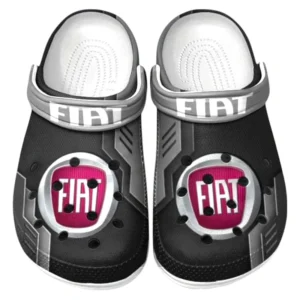 Fiat Crocs Shoes, Clogs Men Women, Gift For Fiat Fan CAR185031525285 - Gray