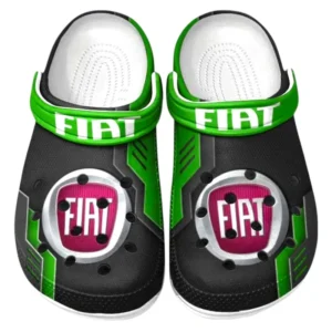Fiat Crocs Shoes, Clogs Men Women, Gift For Fiat Fan CAR185031525285 - Green
