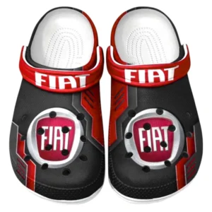 Fiat Crocs Shoes, Clogs Men Women, Gift For Fiat Fan CAR185031525285 - Red