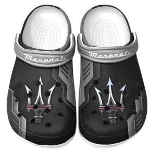 Maserati Crocs Shoes, Clogs Men Women, Gift For Maserati Fan CAR185031525286 - Gray