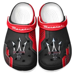Maserati Crocs Shoes, Clogs Men Women, Gift For Maserati Fan CAR185031525286 - Red