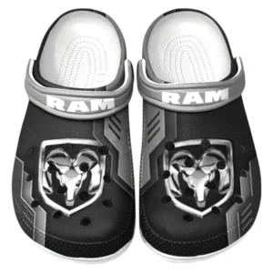 Ram truck Crocs Shoes, Clogs Men Women, Gift For Ram truck Fan CAR185031525288 - Gray