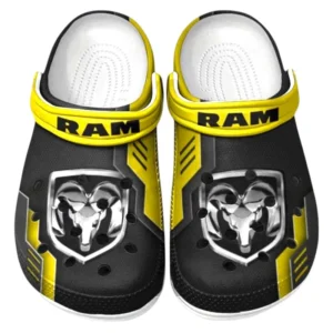 Ram truck Crocs Shoes, Clogs Men Women, Gift For Ram truck Fan CAR185031525288 - Yellow