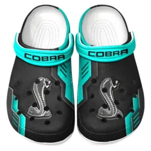 SVT Cobra Crocs Shoes, Clogs Men Women, Gift For SVT Cobra Fan CAR185031525290 - Cyan