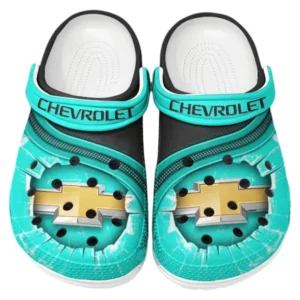 Chevrolet Crocs Clogs Men Women, Gift For Chevrolet Fan CAR188032025112 - Cyan