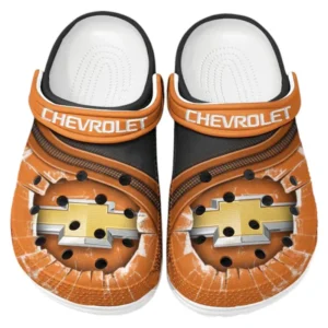 Chevrolet Crocs Clogs Men Women, Gift For Chevrolet Fan CAR188032025112 - Orange