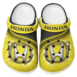 Honda Crocs Clogs Men Women, Gift For Honda Fan CAR188032025113 - Yellow
