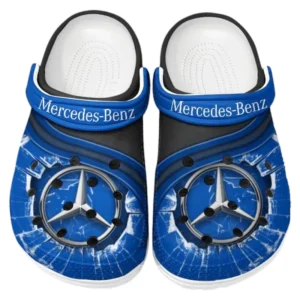 Mercedes Benz Crocs Clogs Men Women, Gift For Mercedes Benz Fan CAR188032025119 - Blue