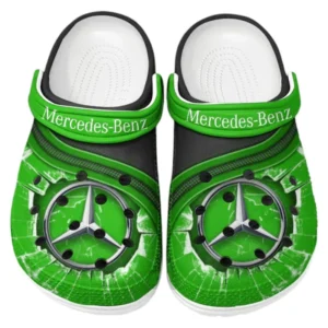 Mercedes Benz Crocs Clogs Men Women, Gift For Mercedes Benz Fan CAR188032025119 - Green