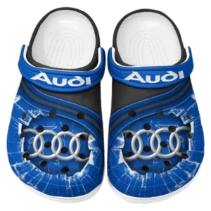 Audi Crocs Clogs Men Women, Gift For Audi Fan CAR188032025120 - Blue