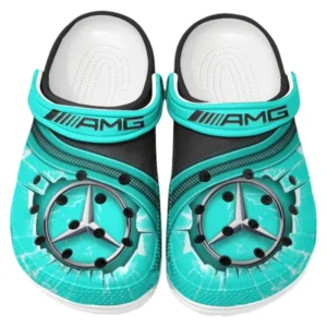 AMG Crocs Clogs Men Women, Gift For AMG Fan CAR188032025121 - Cyan