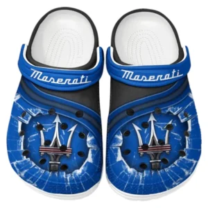 Maserati Crocs Clogs Men Women, Gift For Maserati Fan CAR188032025131 - Blue