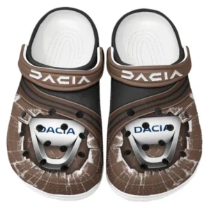 Dacia Crocs Clogs Men Women, Gift For Dacia Fan CAR188032025132 - Brown