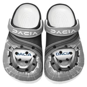 Dacia Crocs Clogs Men Women, Gift For Dacia Fan CAR188032025132 - Gray