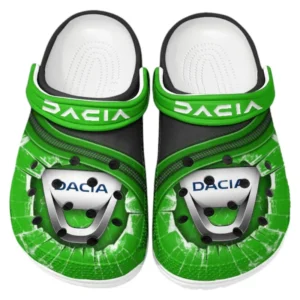 Dacia Crocs Clogs Men Women, Gift For Dacia Fan CAR188032025132 - Green