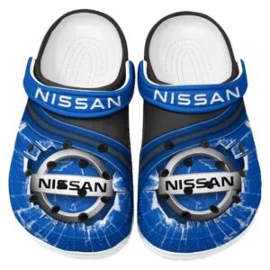 Nissan Crocs Clogs Men Women, Gift For Nissan Fan CAR188032025134 - Blue