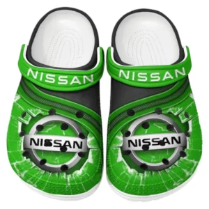 Nissan Crocs Clogs Men Women, Gift For Nissan Fan CAR188032025134 - Green